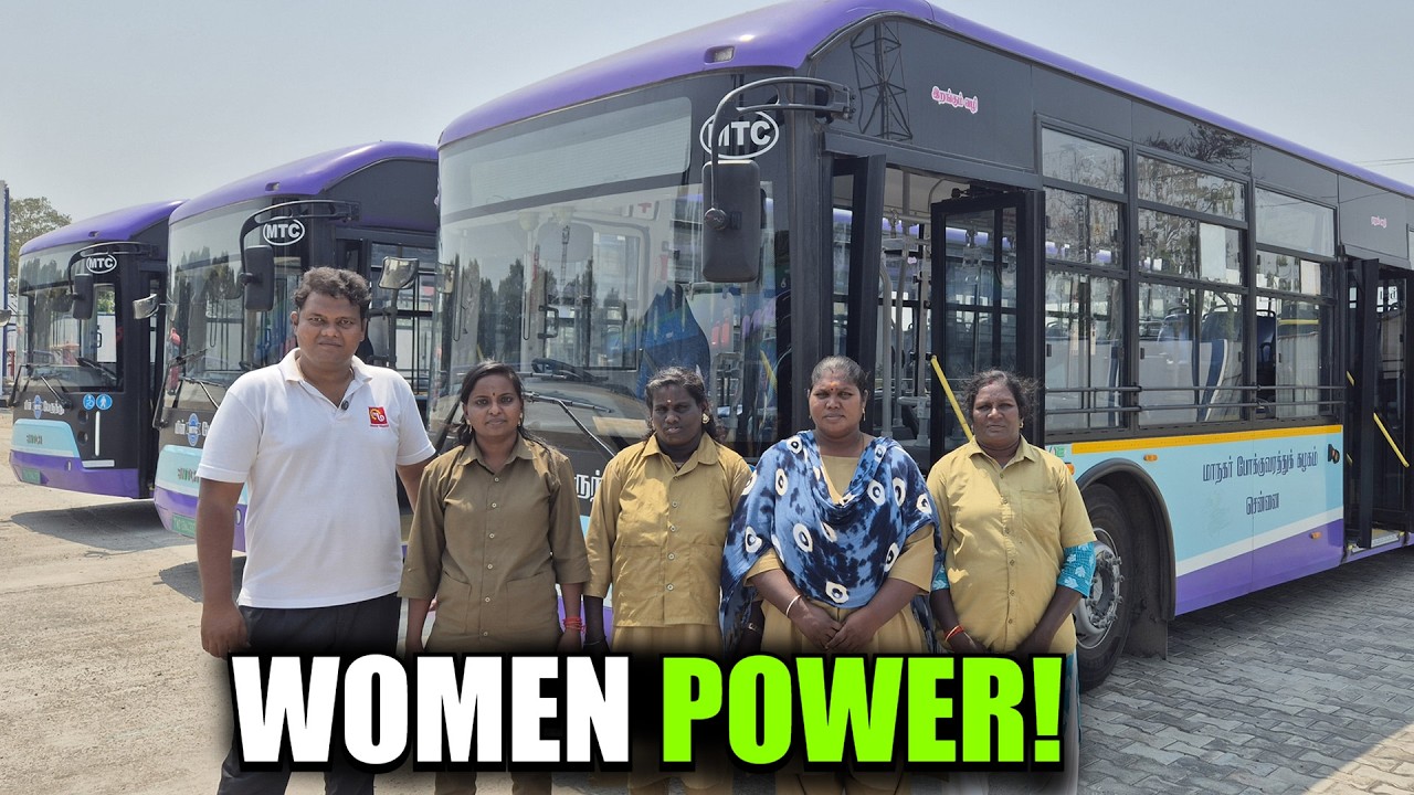 பெண்கள் ஓட்டும் Switch Electric Bus | Women Drivers Inspiring Story | Women’s Day Special