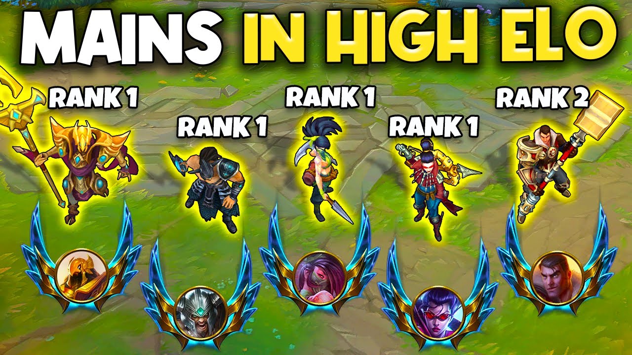 WE PLAYED OUR MAINS IN HIGH ELO!! (THE SWEATS VS. MASTER PLAYERS)