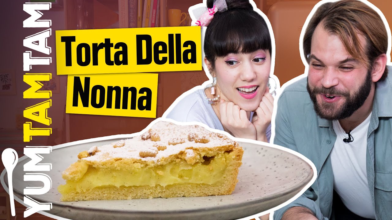 Torta della Nonna // Mit Pinienkernen // #yumtamtam