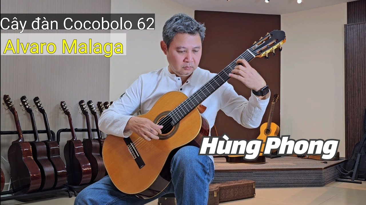 Đàn classic Alvaro Malaga đặt riêng cho GV - NS Lê Hùng Phong. Giá trị xứng đáng của gỗ Cocobolo.