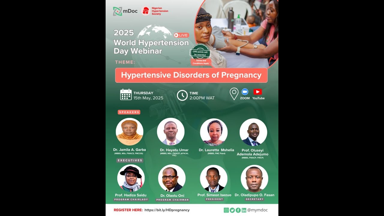 2025 World Hypertension Day Webinar - Hypertensive Disorders of Pregnancy