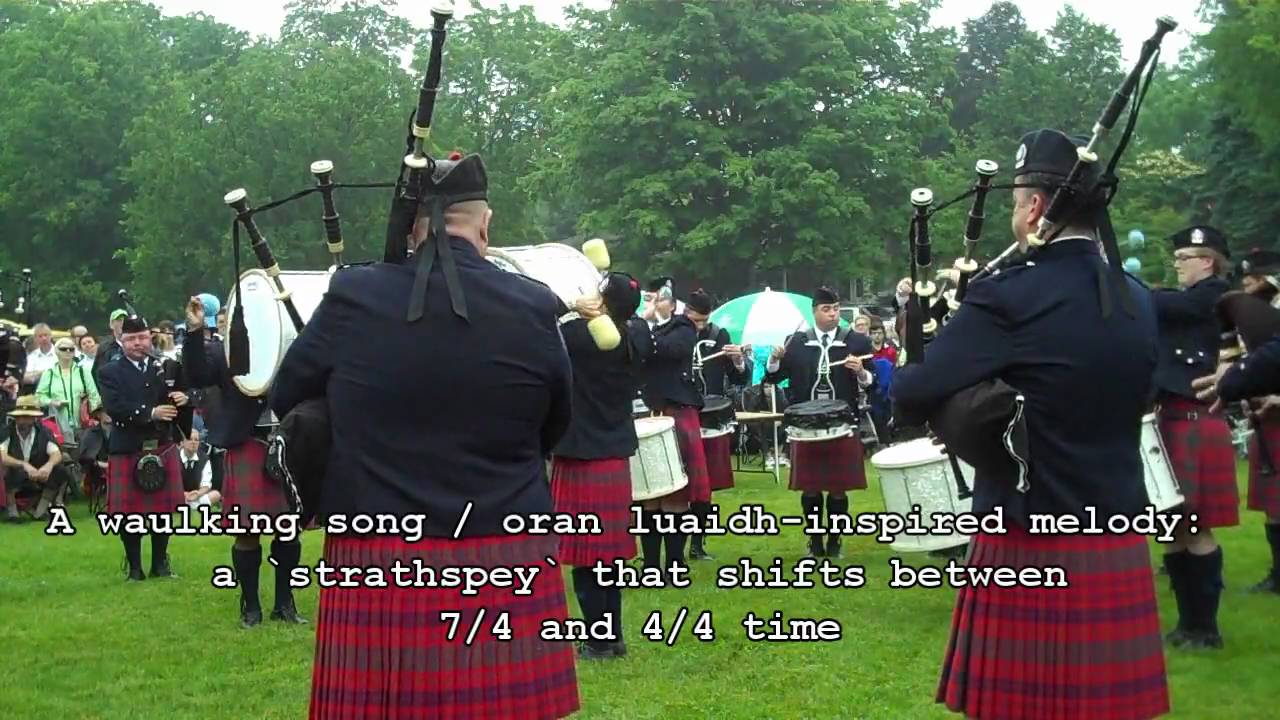 A Band View:  Toronto Police Pipe Band - Georgetown, Ontario 2010