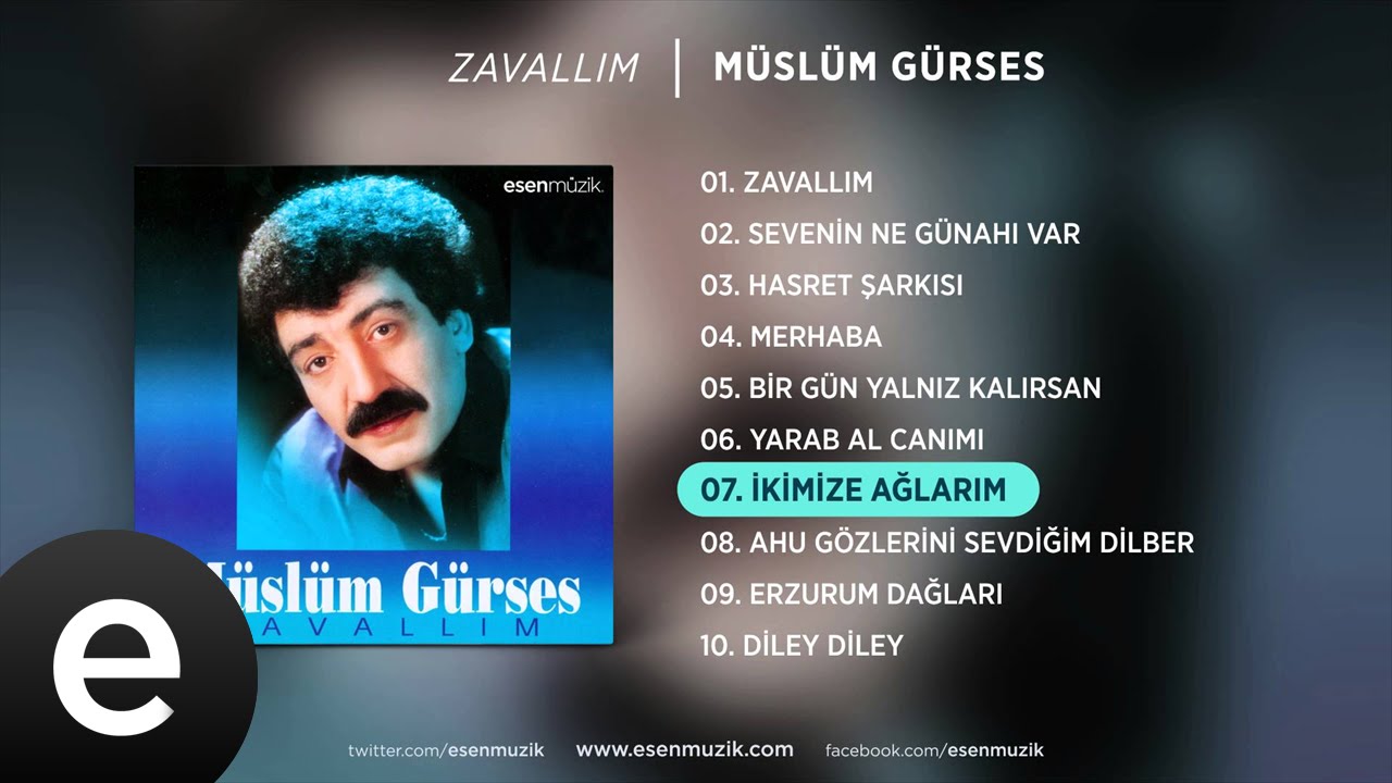 İkimize Ağlarım (M&uuml;sl&uuml;m G&uuml;rses) Official Audio #ikimizeağlarım #m&uuml;sl&uuml;mg&uuml;rses - Esen M&uuml;zik
