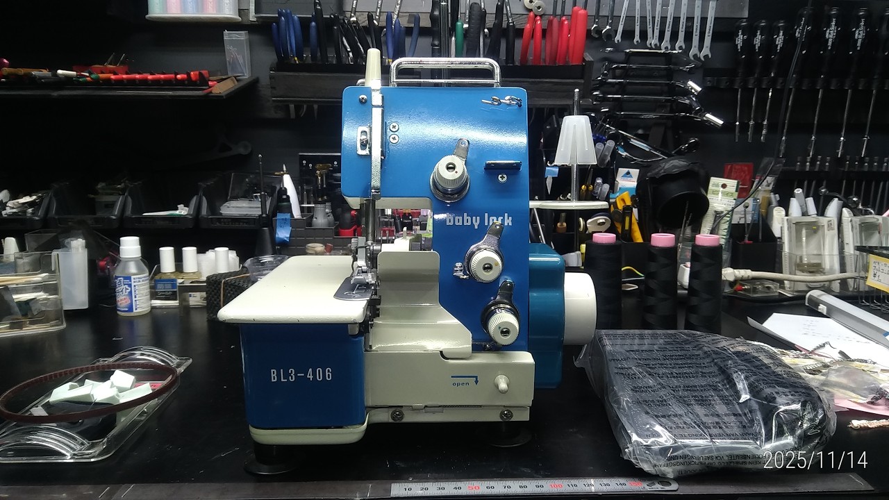 ミシン修理 ベビーロック BL3-406 修理写真あり