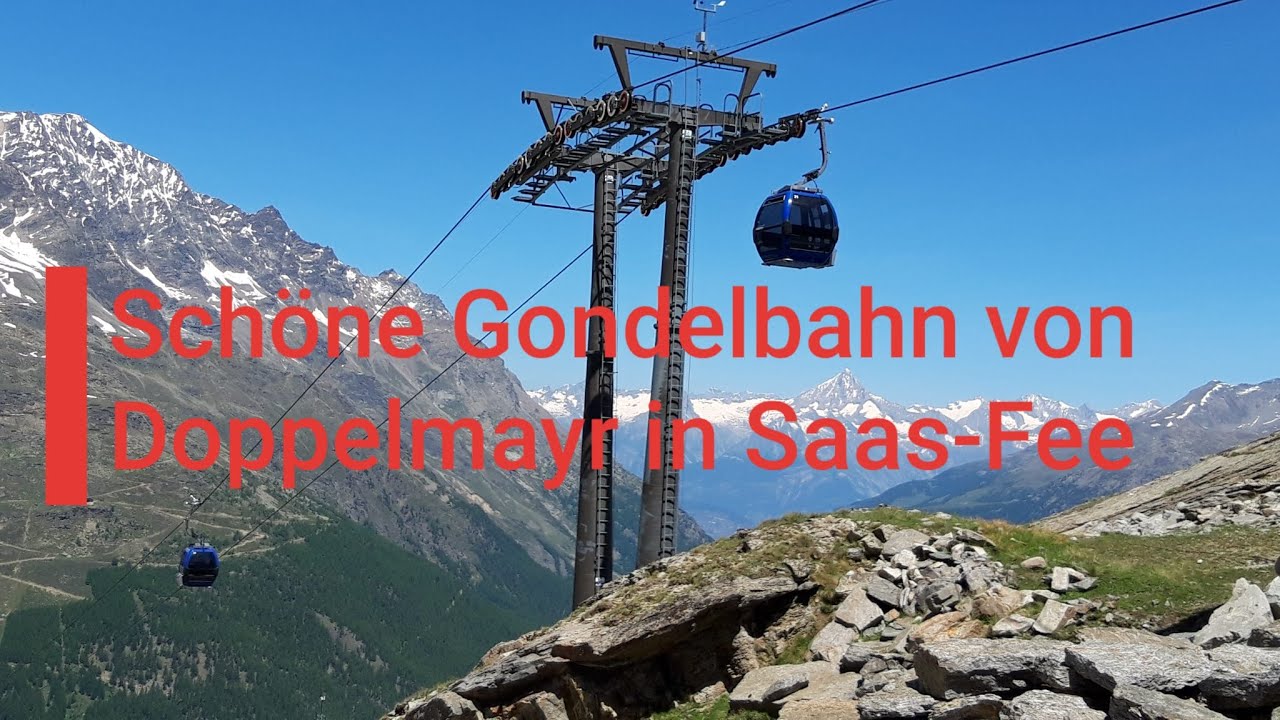 6er Gondelbahn Saas Fee   Plattjen