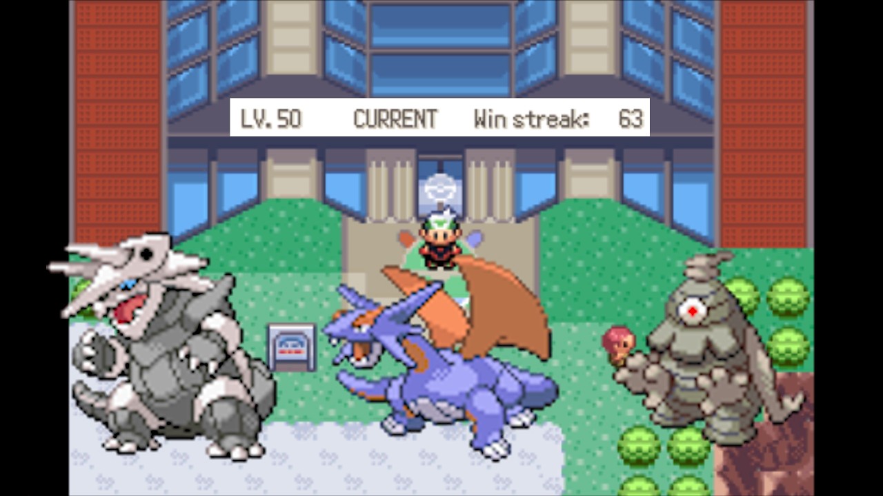 Stall Aggron tries to get 100 wins in the Emerald battle tower