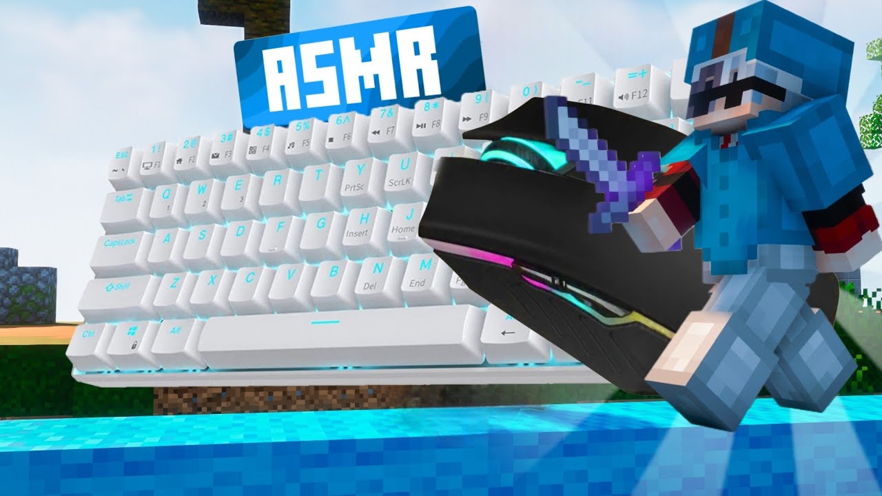 BedWars ASMR Keyboard, Mouse Sounds and Handcam  ... AGERAPVP.CLUB