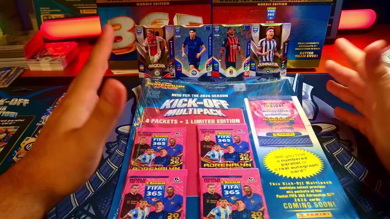 TRAFIAMY LEGENDĘ! POJEDYNEK KART KTO WYGRA KICK OFF MULTIPACK ! PANINI FIFA 365 2026 KICK OFF!