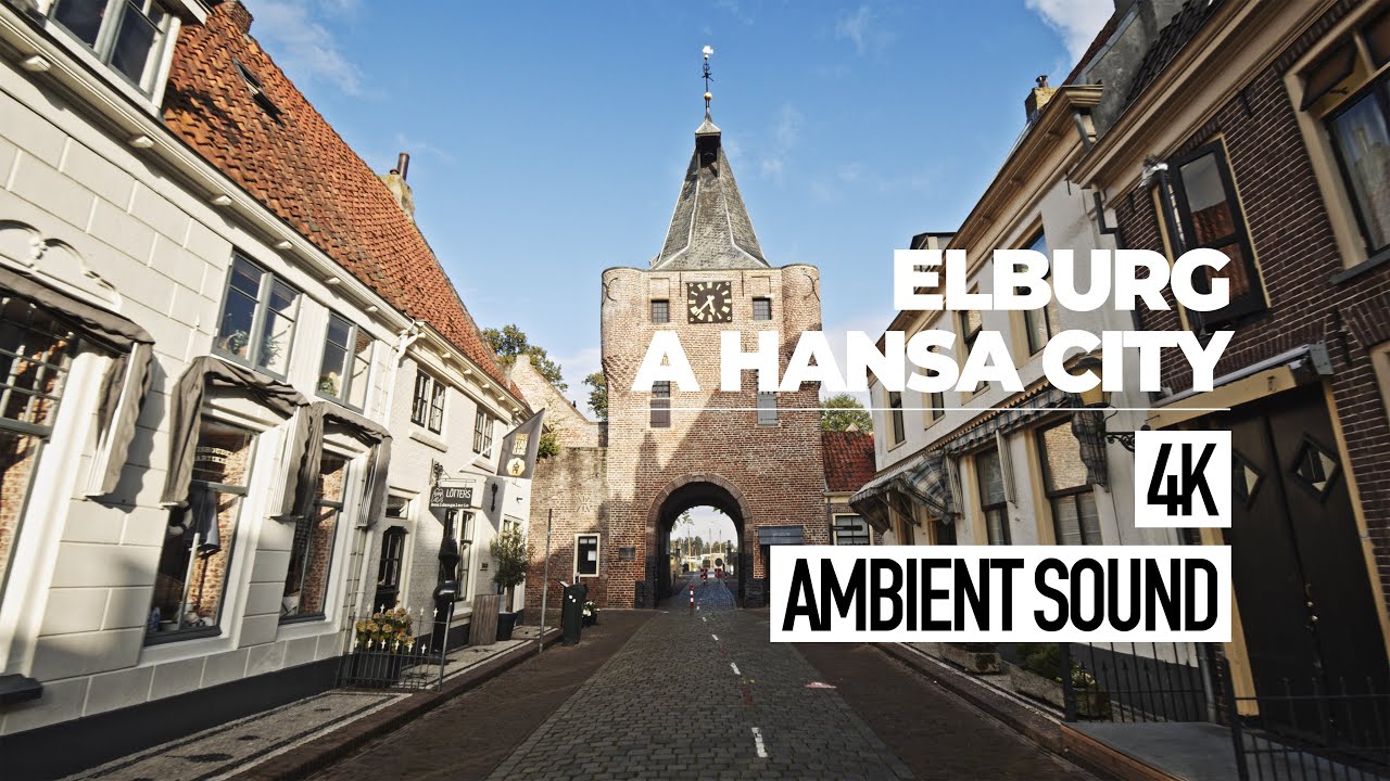 Elburg - een historische Hanzestad / Historic Hanseatic city in the Netherlands | 4K Walk