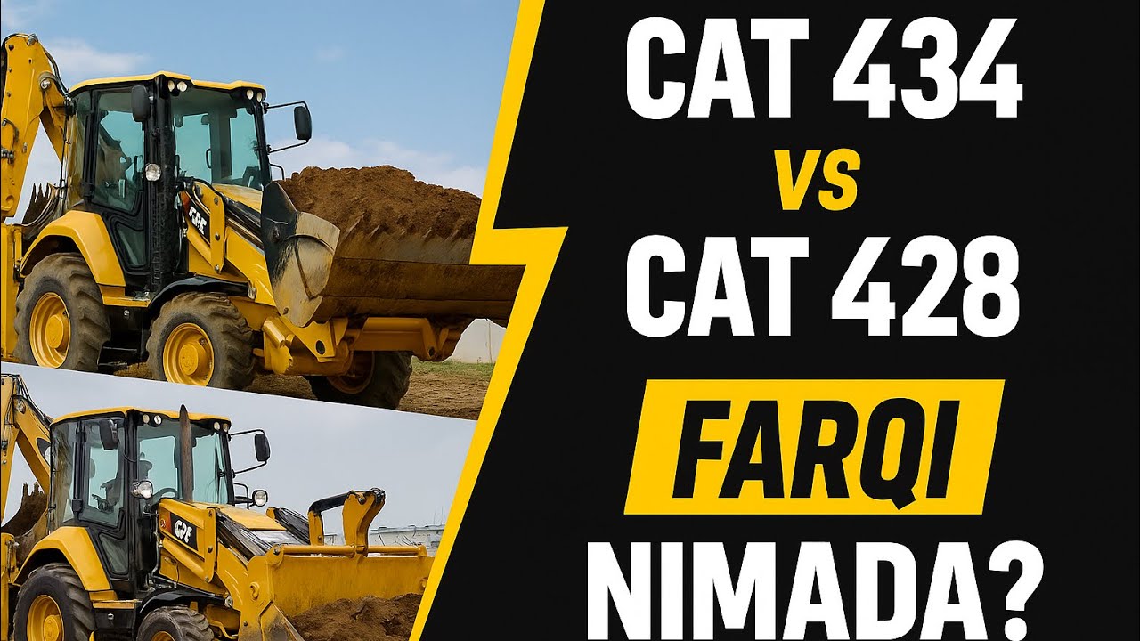 CAT 434 va CAT 428 nega $20 000 farq qiladi?! Ko&rsquo;rib chiqamiz
