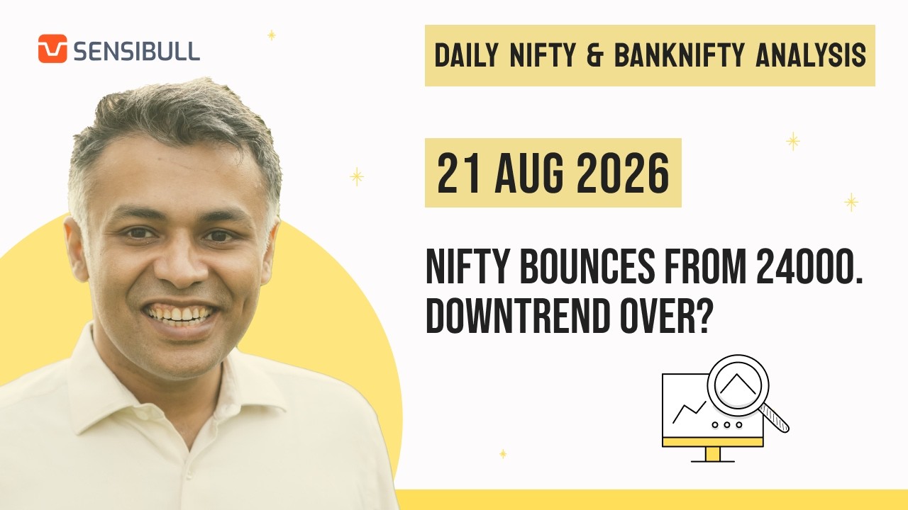 NIFTY & BANK NIFTY Analysis for Tomorrow | Stock Market Outlook | 21 August 2026, Friday