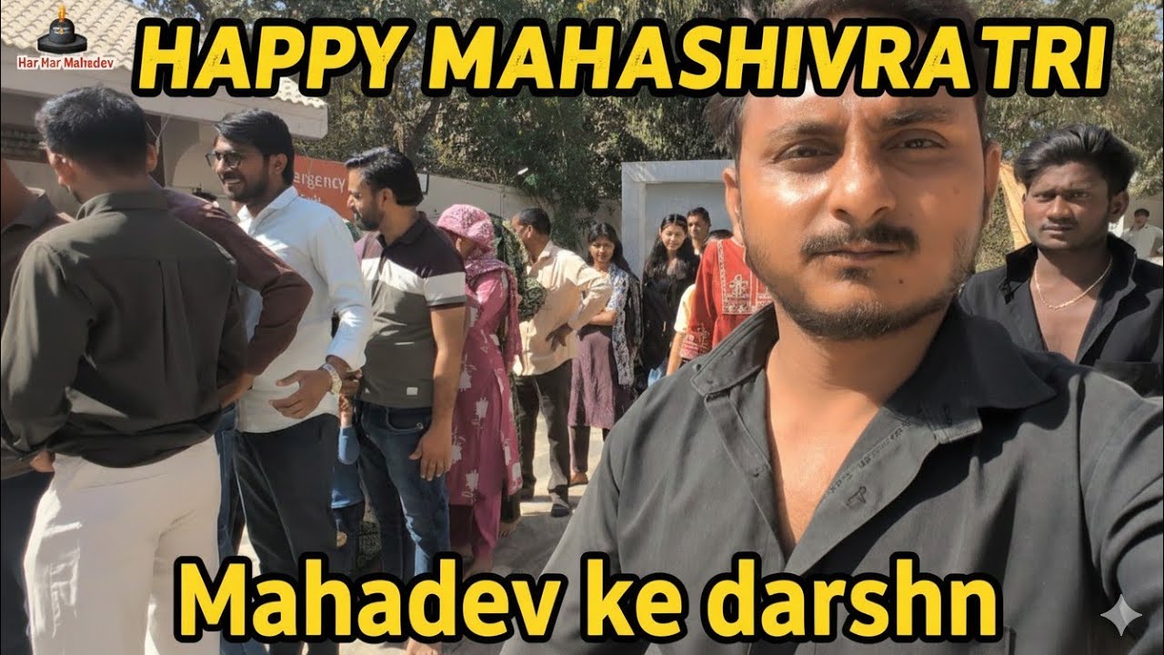HAPP MAHASHIVRATRI 🙏Mahadev Ke Darshn//હેપ્પી મહાશિવરાત્રિ 🙏#The.JVVlogs#vlogs #viral 