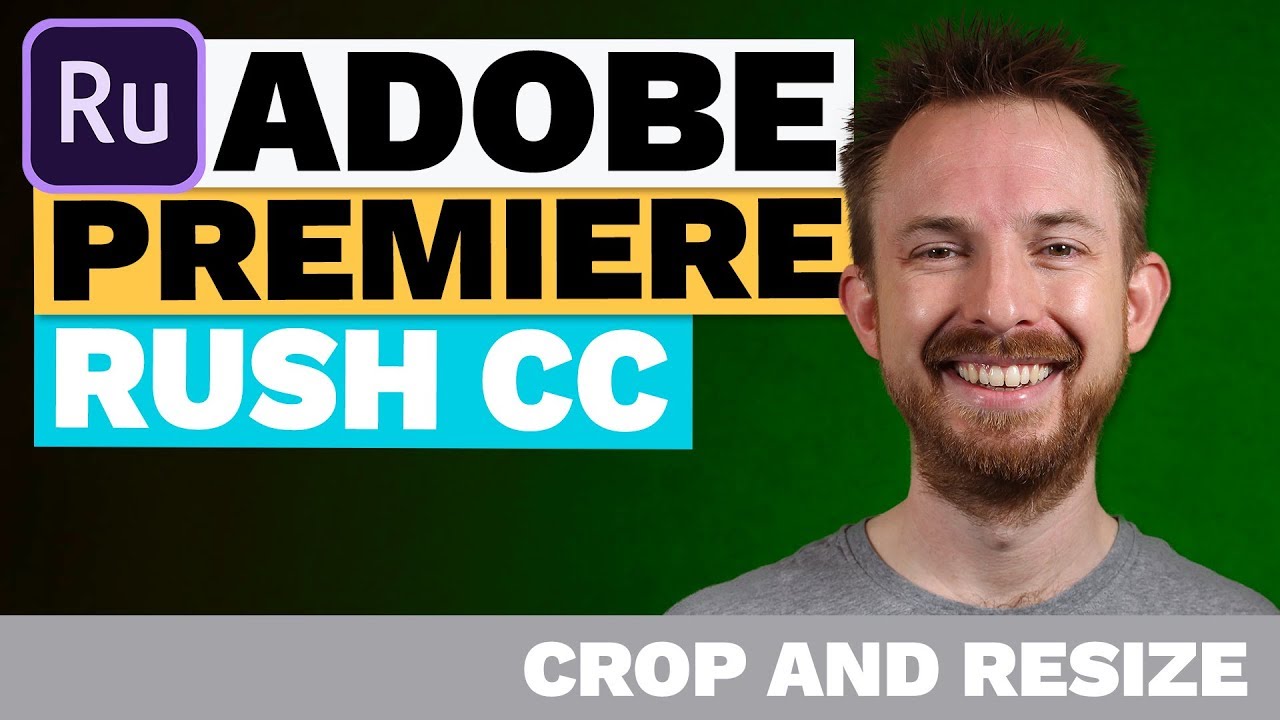 Adobe Premiere Rush CC Crop and Resize (Picture-in-Picture)