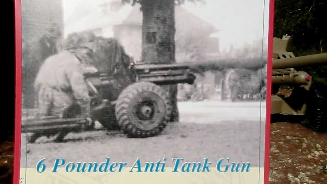 UK 6 Pounder Anti Tank Gun Produced 1941, operated in Israel War of Independence 1948