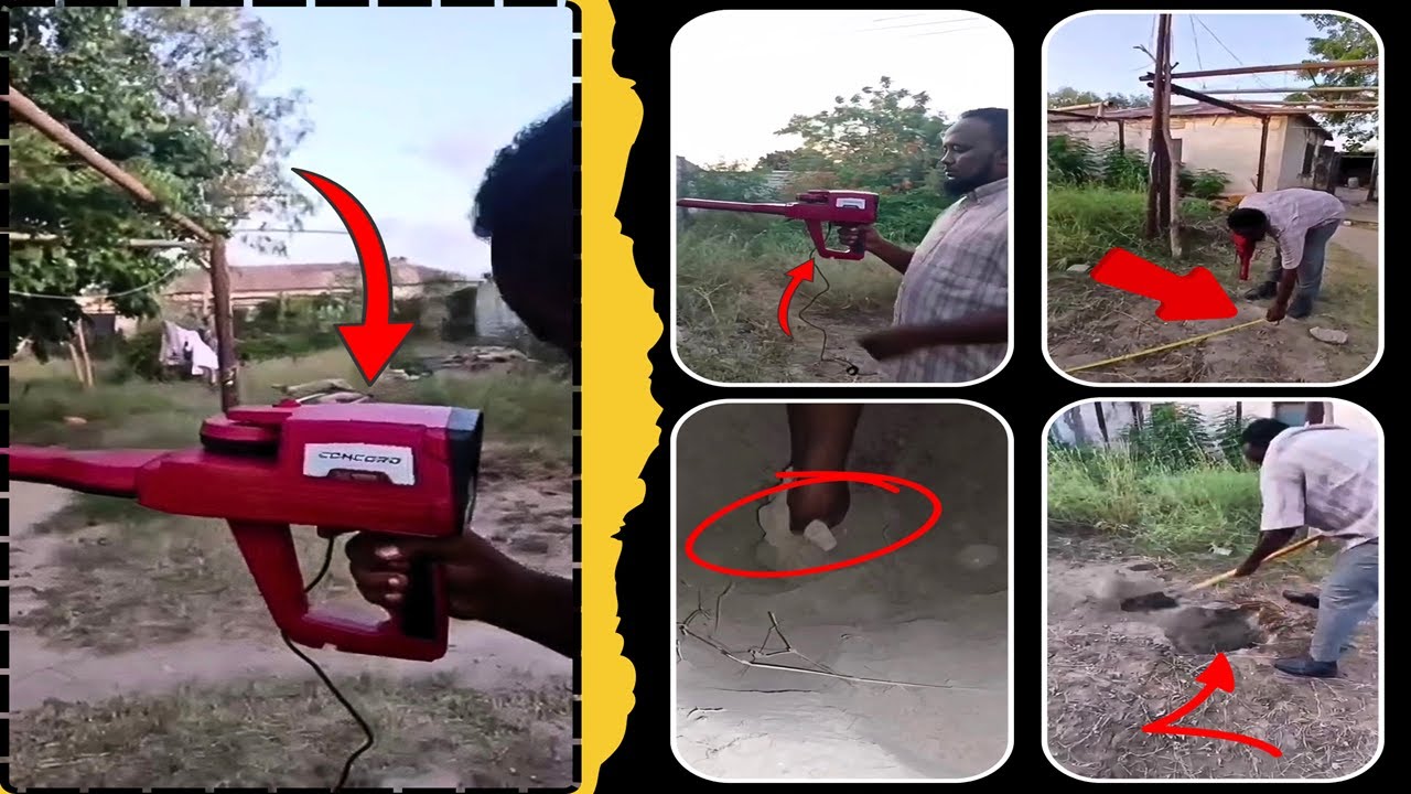 customer in africa found a precoius metal using the CONCORD metal detector