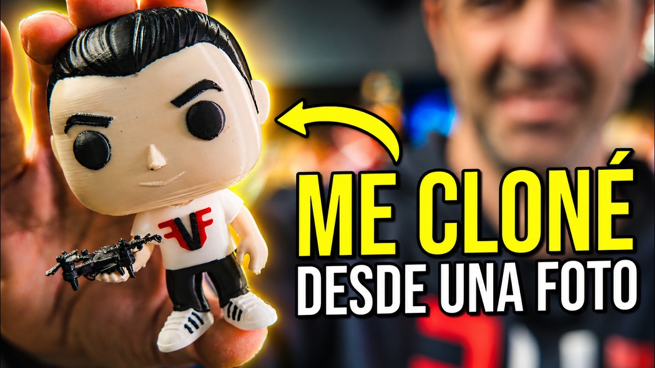 Me HAGO mi FIGURA Funko con IA (y la imprimo en 3D)