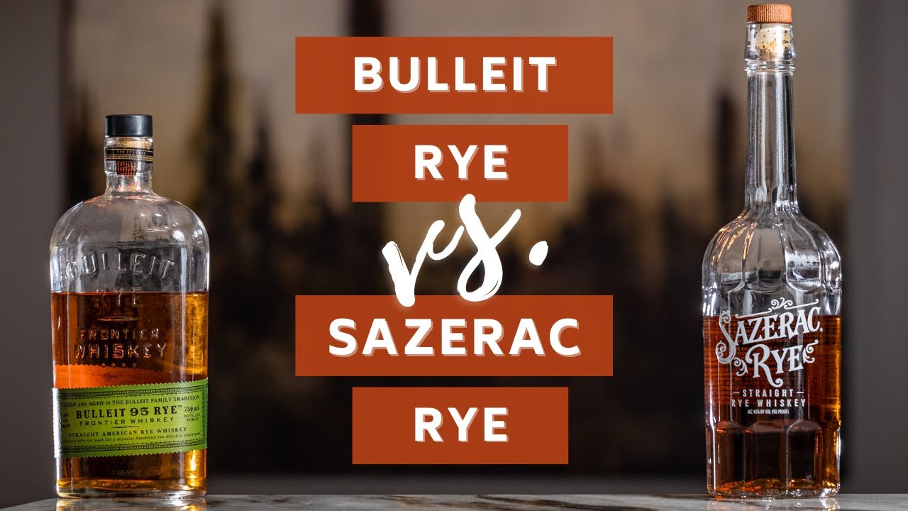 The BEST BUDGET Rye Whiskey? | Bulleit Rye vs Sazerac Rye BLIND REVIEW