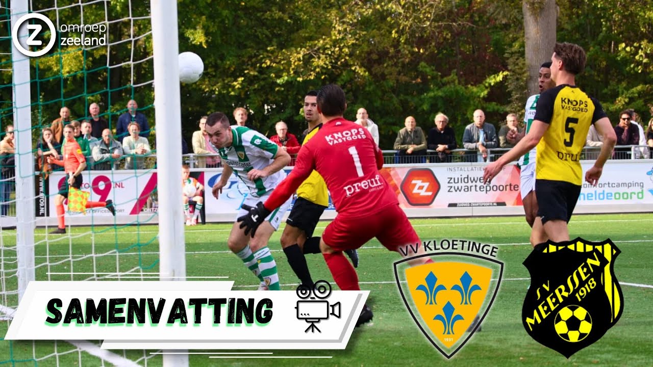 💥🥶 KLOETINGE PAKT NIEUWE DRIEPUNTER IN DYING SECONDS 💪 | Samenvatting: Kloetinge - Meerssen ⚽