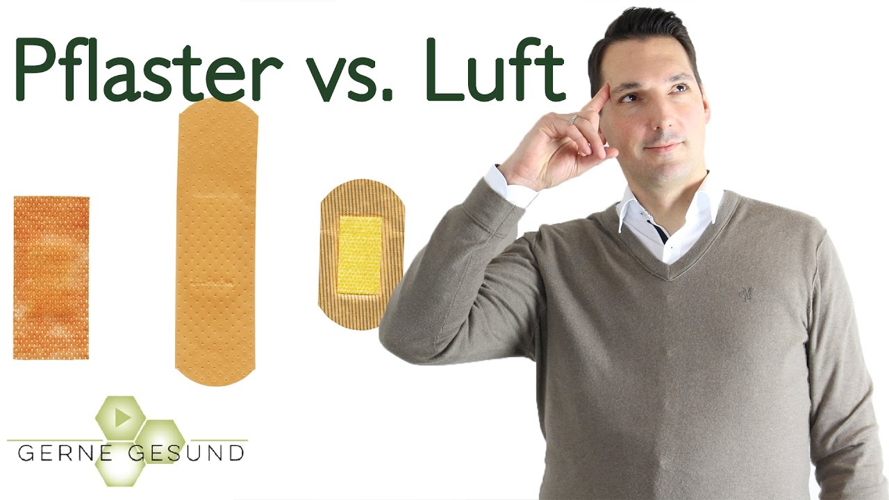 Heilen Wunden besser mit einem Pflaster oder an der Frischen Luft? - Gerne Gesund