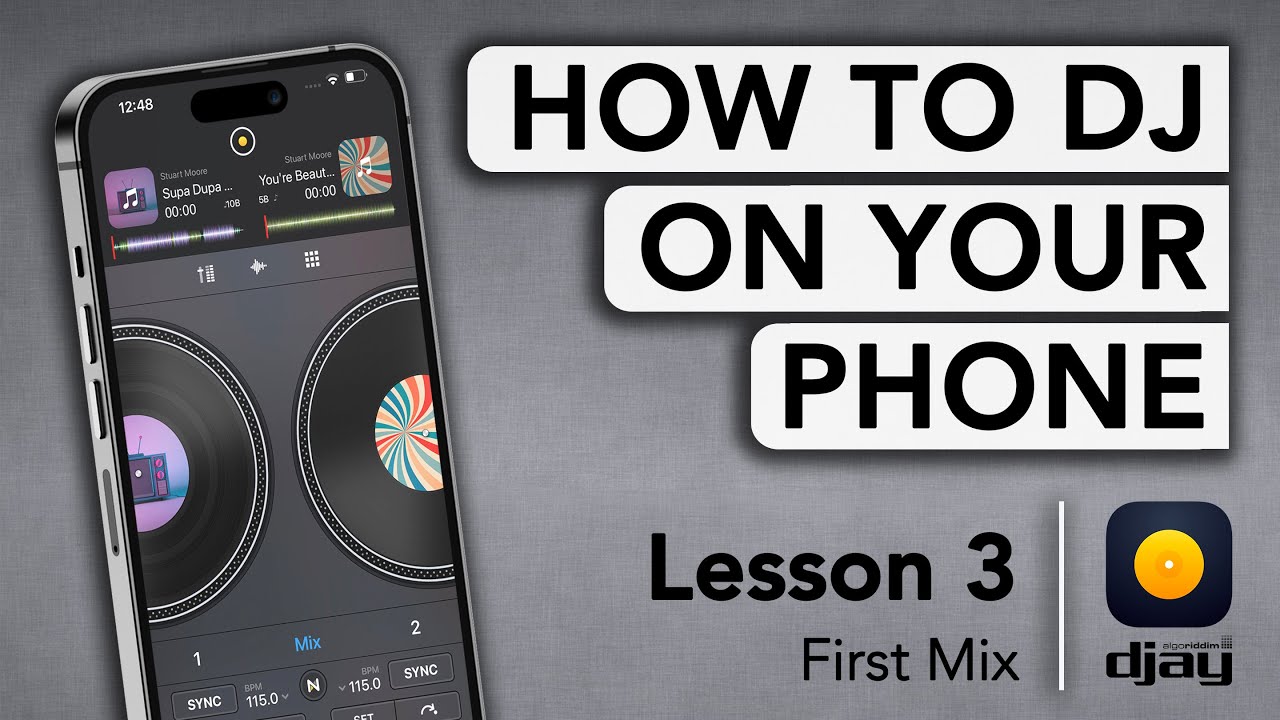 How to DJ on your Phone with djay - Lesson 3: First Mix