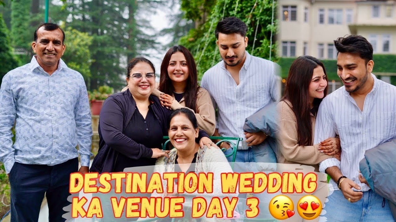 Destination Wedding Venue 😍 (Day-3) #rokafied #vihaannjasleen #vlog og