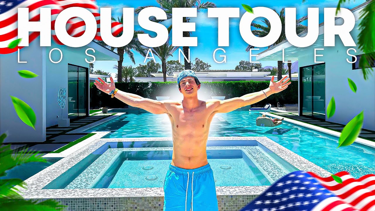 🇺🇸 HOUSE TOUR della MIA CASA A LOS ANGELES + (viaggio in JET PRIVATO😱)
