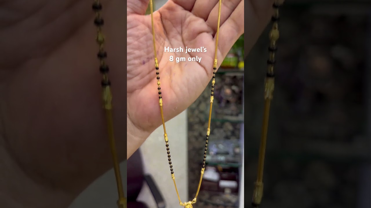 🔥👌🤩only 8 gram traditional light weight mangalsutra #gold #haaram