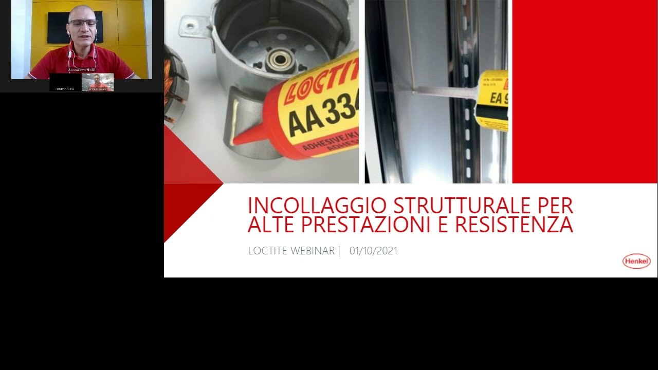 LOCTITE WEBINAR: Incollaggio strutturale per alte prestazioni e resistenza