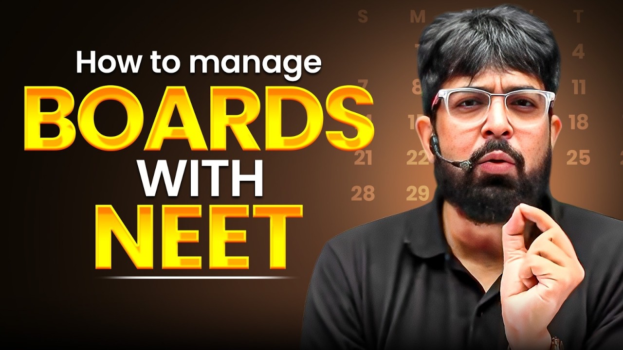 How to Manage Boards with NEET🔥 || PhysicsWallah