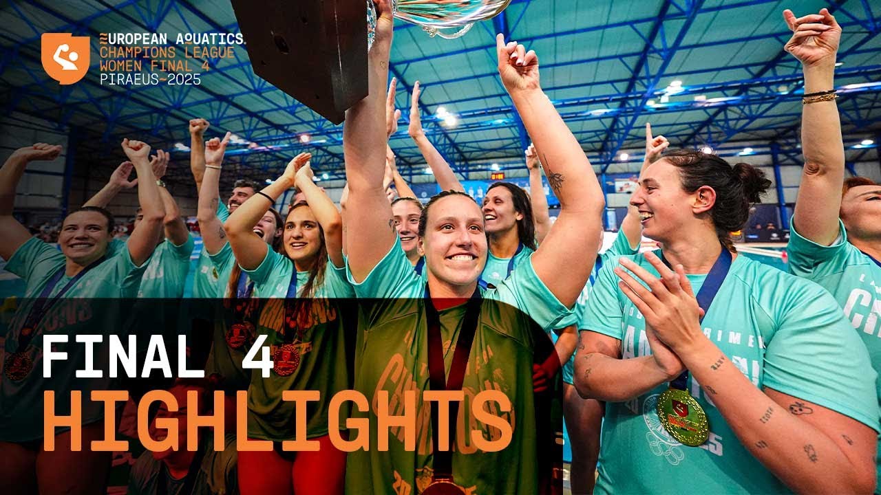 HIGHLIGHTS | Sant Andreu Lift the Trophy | Water Polo Champions League Women