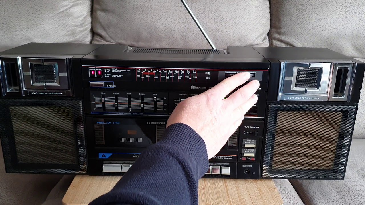 Radio double cassette Sherwood DP650LB