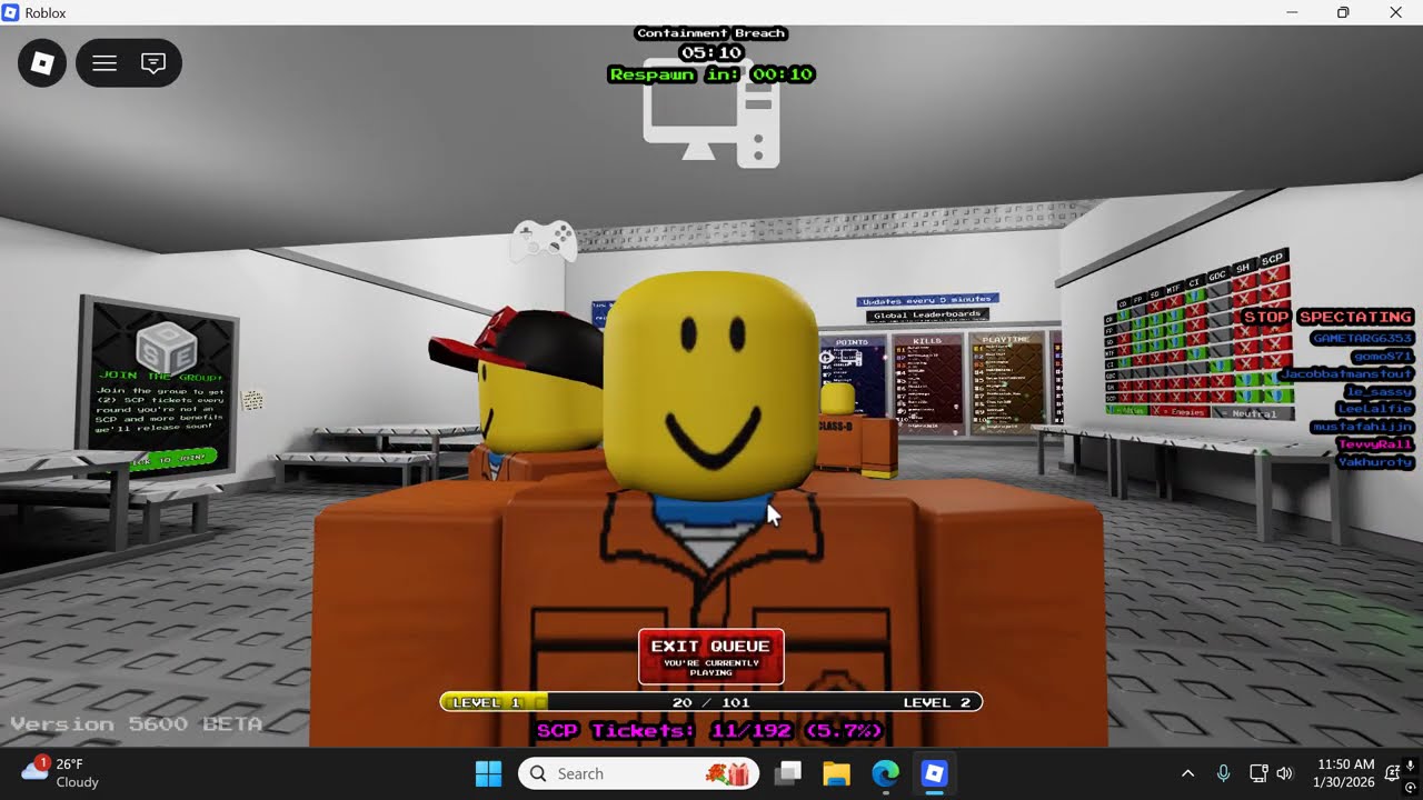 playing scps retro