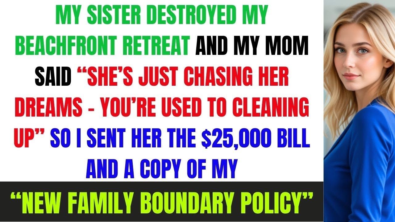 My Sister Trashed My Vacation Home, and My Mom Defended Her — So I Sent Her the Bill.