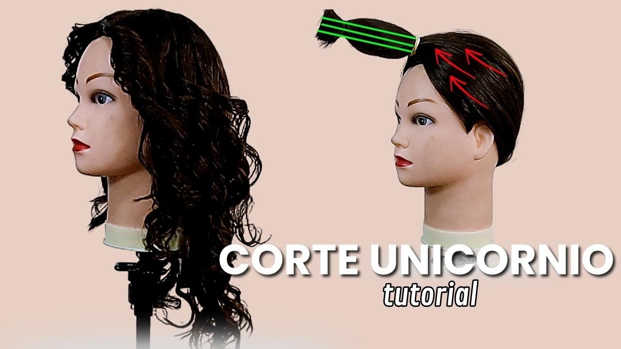 🦄 CORTE UNICORNIO ► EN 3 PASOS [ La Técnica más Fácil del Mundo ] ✂️🌏