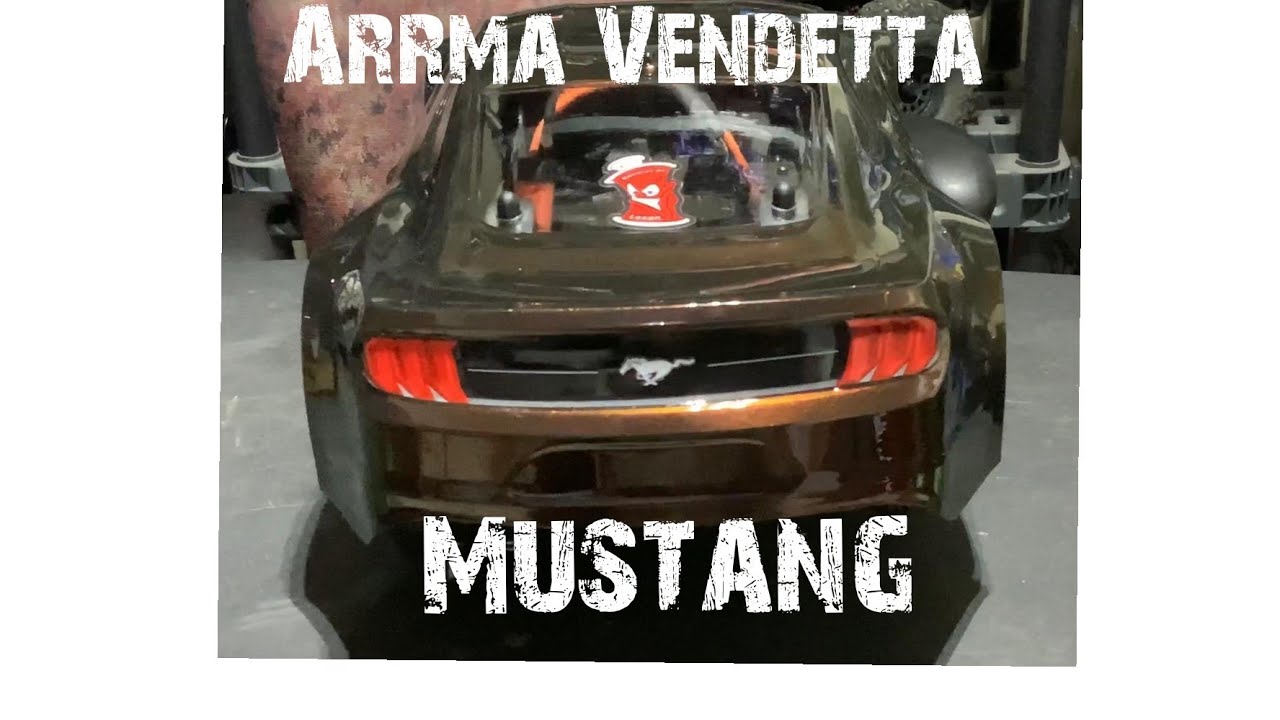 Arrma Vendetta with Mustang body how to