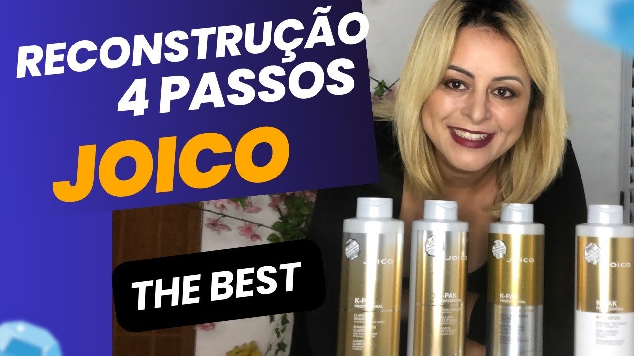 Reconstrução Joico  K- PACK reconstrói mesmo a fibra capilar Passo a Passo completo