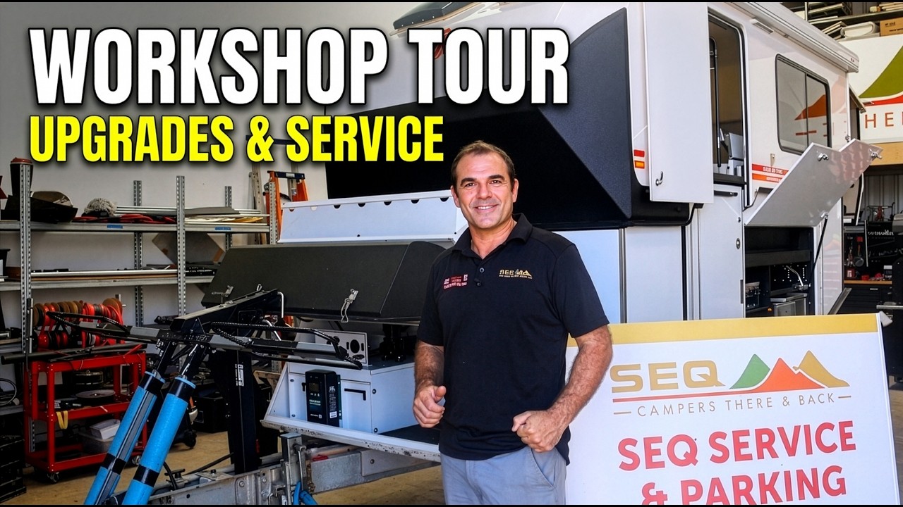 Inside the SEQ Campers Workshop | 12V Upgrades, Optitec Bracket Installs & Pre-Sale Inspections