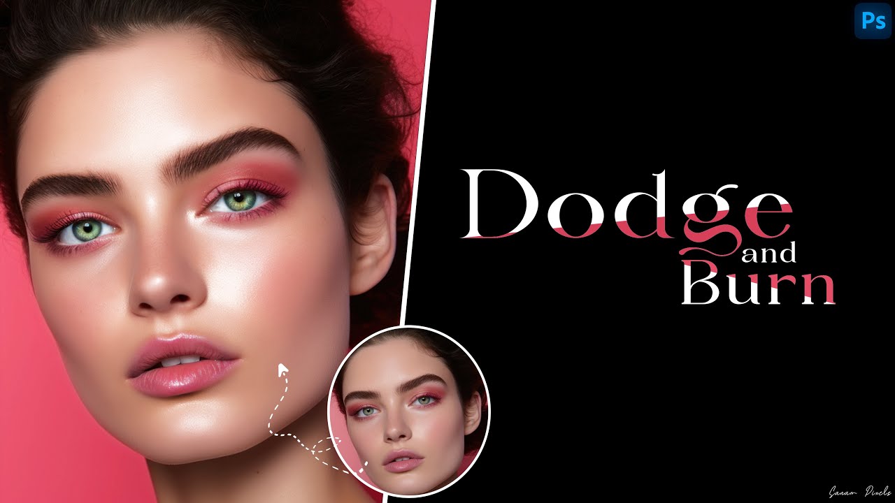 Simple Dodge & Burn Technique in Photoshop - Sculpting the Face by Dodging & Burning [Easy & Fast]