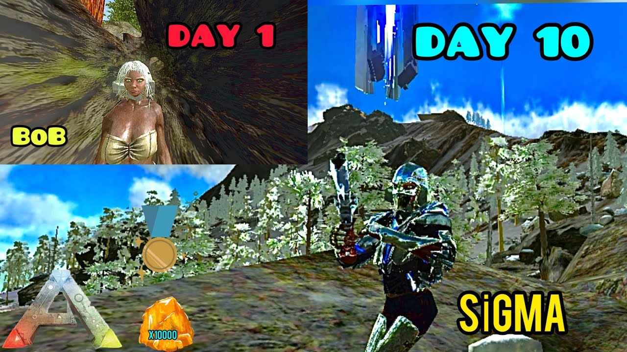 ARK MOBİLE  | HARDCORE START PVP DAY 1 FARM s/1 #pvp #arkmobile #pvpplayer #wiping