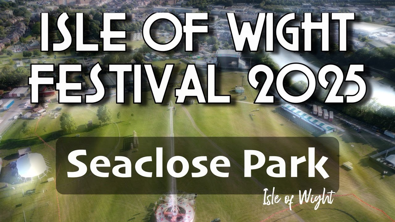 Isle of Wight Festival 2025 Site Prep | Drone Tour of Main Stage, Big Top & Campsites!