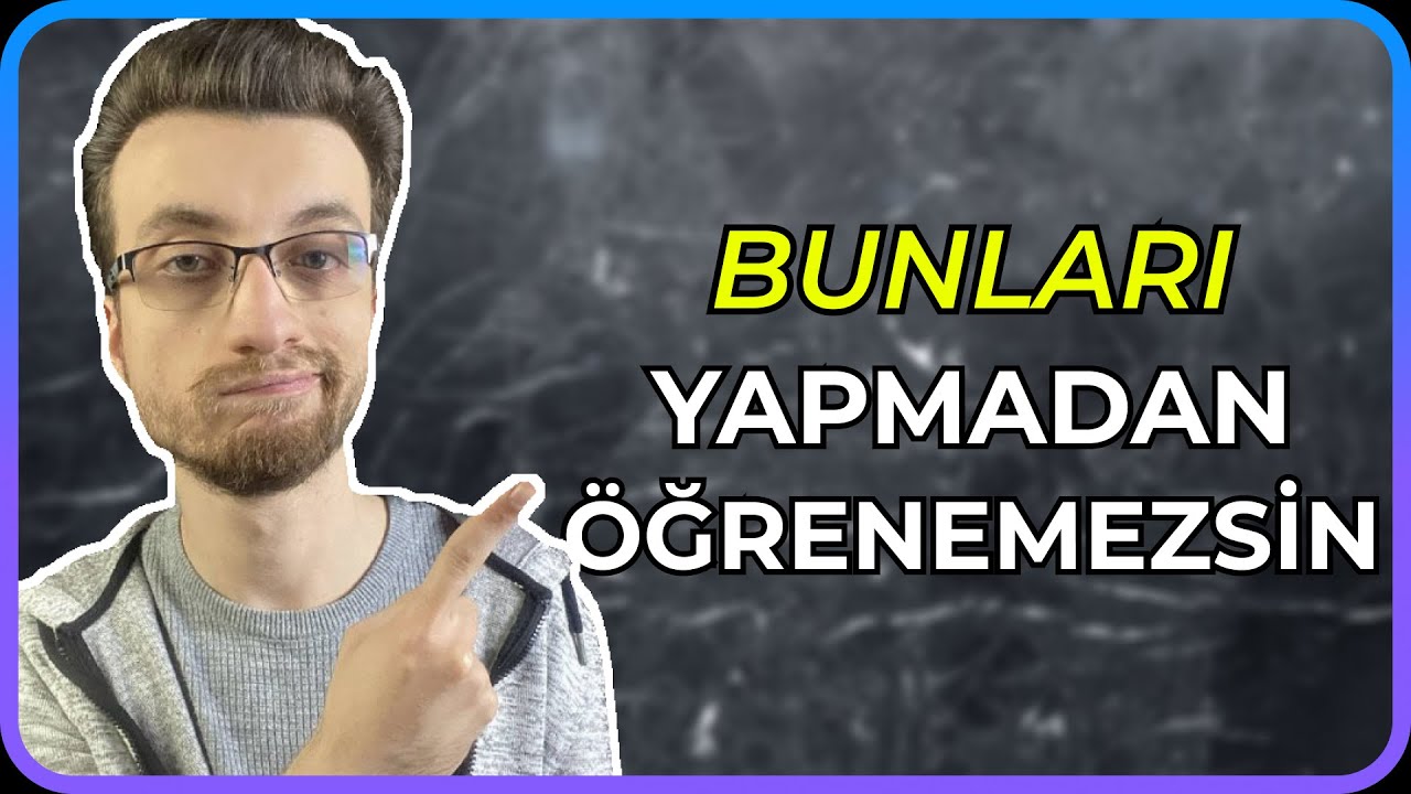 HIZLI Öğrenmek - Nasıl 100x Daha Hızlı Öğrenirsin?