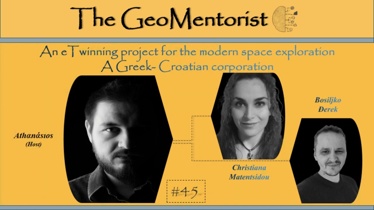 An eTwinning project for the modern space exploration. A GR- CRO corp | The Geomentorist Podcast #45