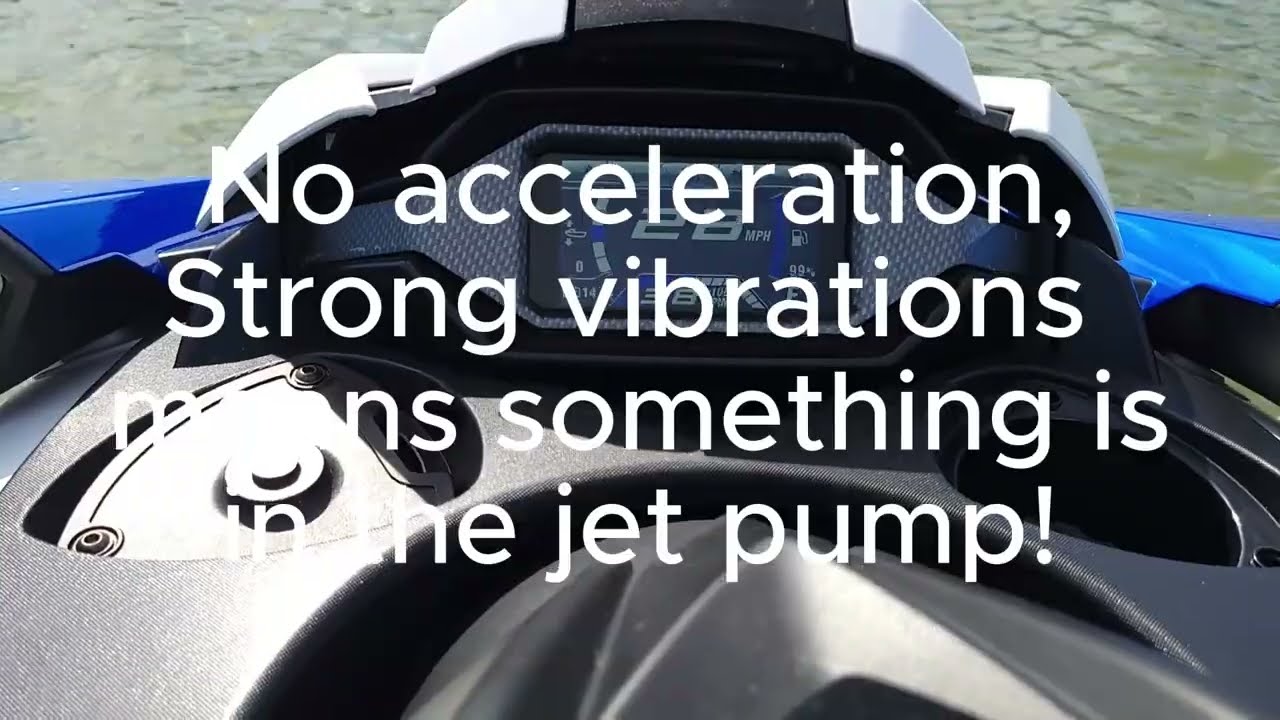 Jetski Revs But Barely Moves — Debris Causing Cavitation