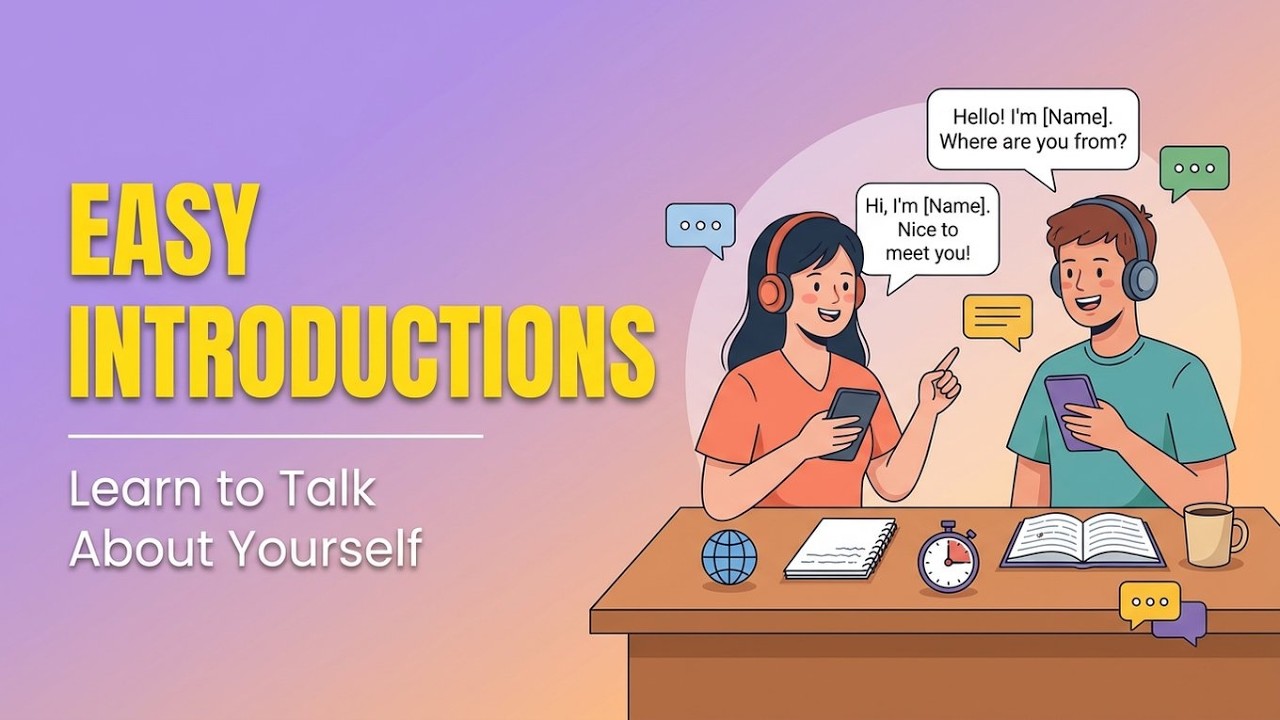 Learn How to Talk About Yourself in English | Easy Introductions for Beginners | English Podcast