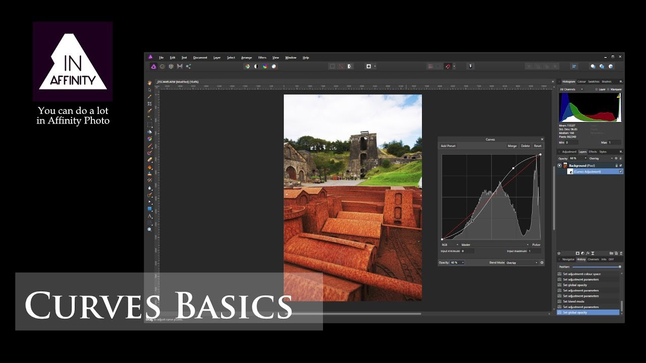 Curves Basics in Affinity Photo