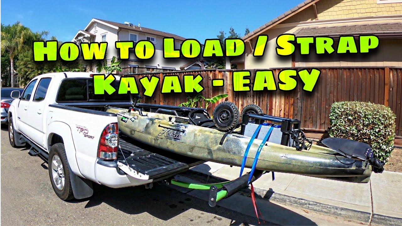 How To LOAD And STRAP Kayak!! - On A Short Bed Truck With (Boonedox T-Bone Bed Extender) Ep.#9
