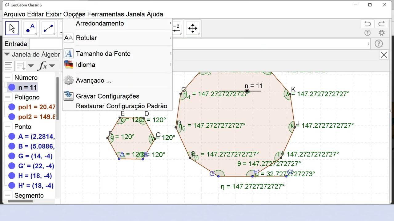 Polígonos - GeoGebra