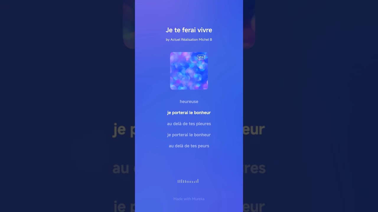 Je te Ferai Vivre