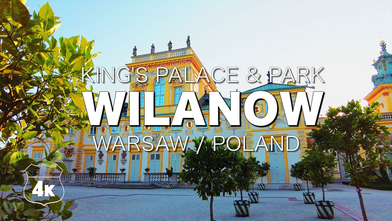 (📽⁴ᴷ⁶⁰) Best time to visit Wilan&oacute;w. The most Beautiful Royal Park in Poland. Virtual walk in 4K UHD