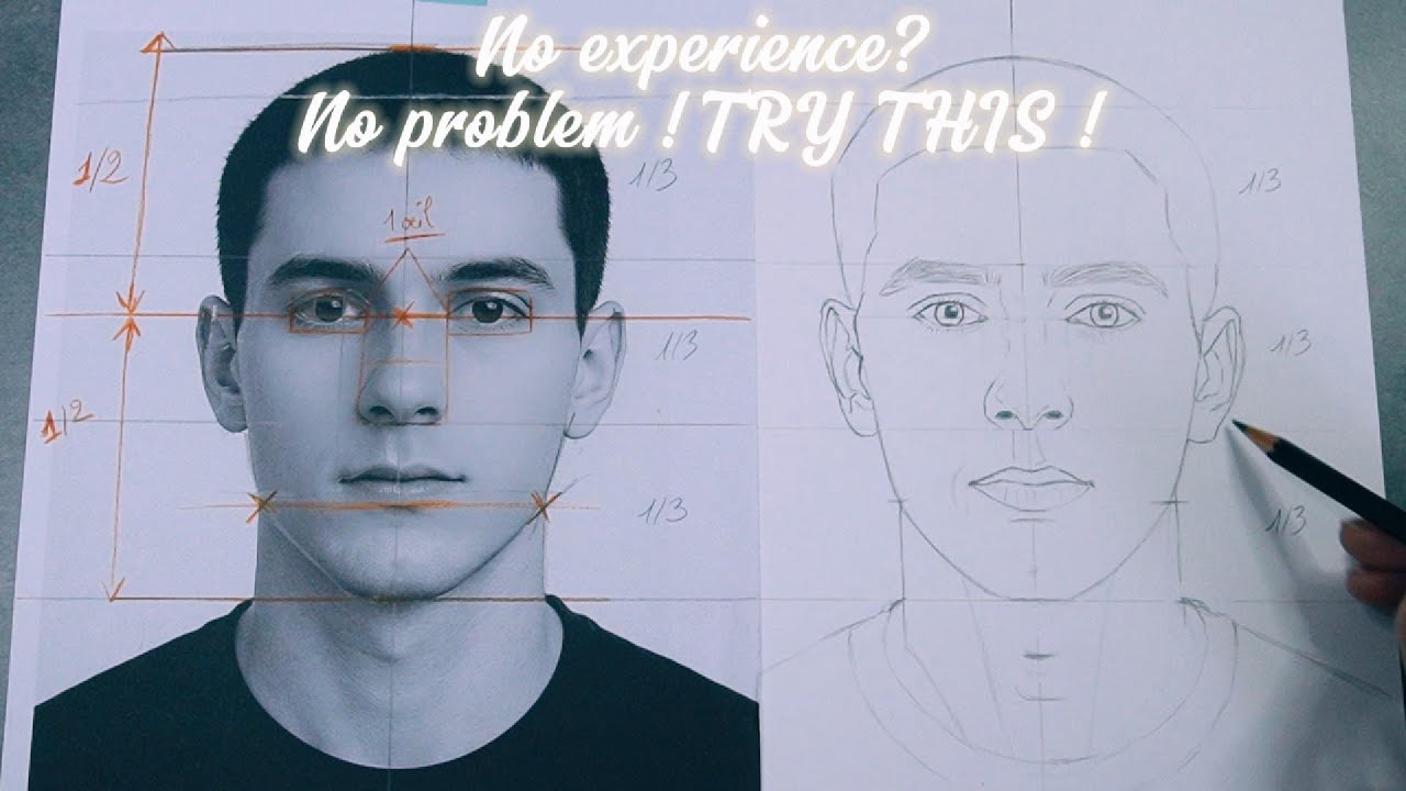 TUTORIAL: Learn to Sketch a realistic Face, easy for beginners, Reference Photo in the comments👇